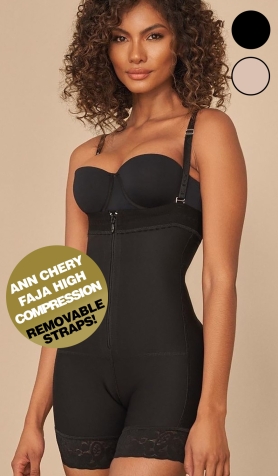 Strapless Faja Body Shaper - Black