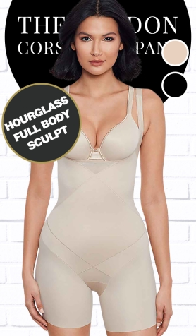 Instant Tummy Tuck Bodysuit - Beige