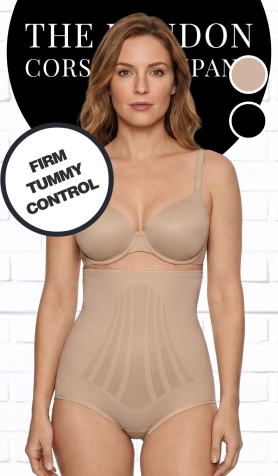 Modern Miracle Hi Waist Knickers - Beige